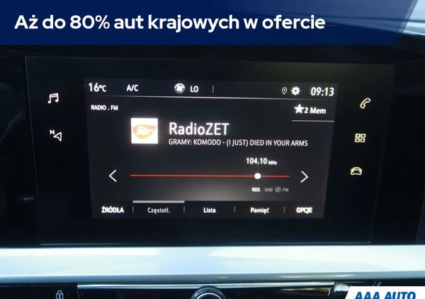 Opel Mokka cena 78000 przebieg: 48750, rok produkcji 2021 z Ostrów Wielkopolski małe 211